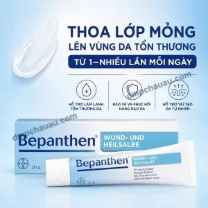Bepanthen Wund- und Heilsalbe 20g – Kem hăm tã & Hỗ trợ làm lành vết thương