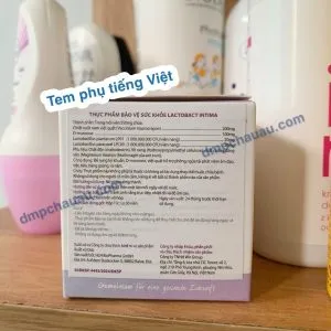 Men vi sinh vùng kín Lactobact Intima
