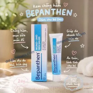 Bepanthen Wund- und Heilsalbe 20g – Kem hăm tã & Hỗ trợ làm lành vết thương