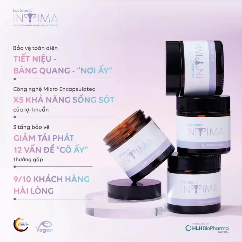 Men vi sinh vùng kín Lactobact Intima