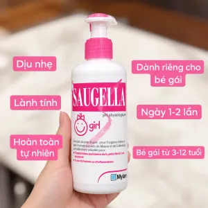 Dung Dịch Vệ Sinh Bé Gái Saugella Girl