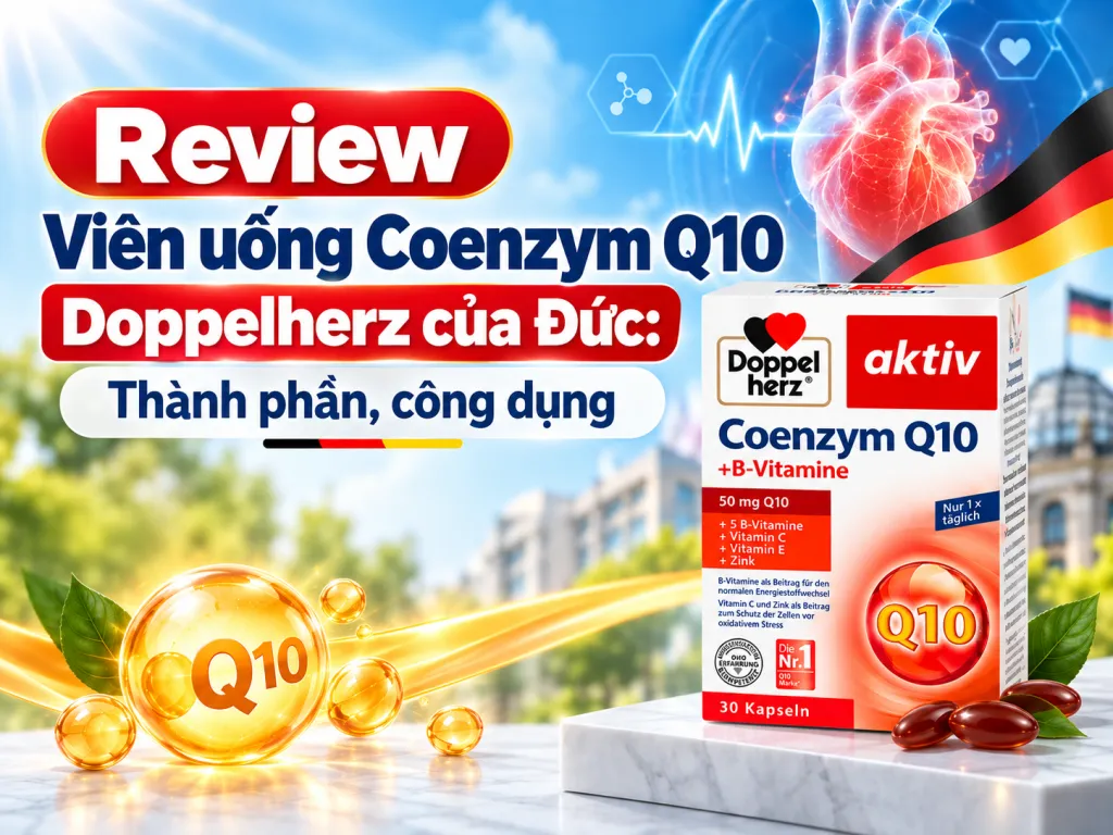 Review Viên uống Coenzym Q10 Doppelherz